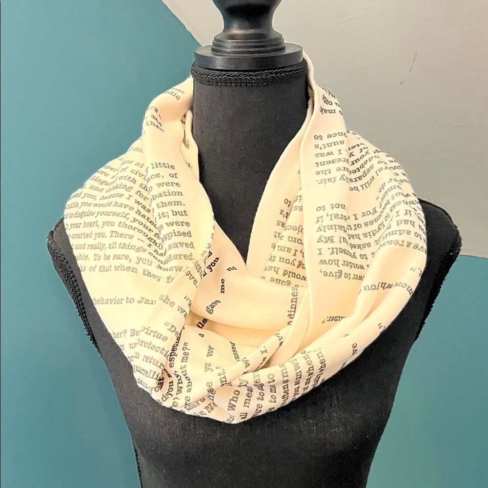 Storiarts Pride and Prejudice Book Infinity Scarf